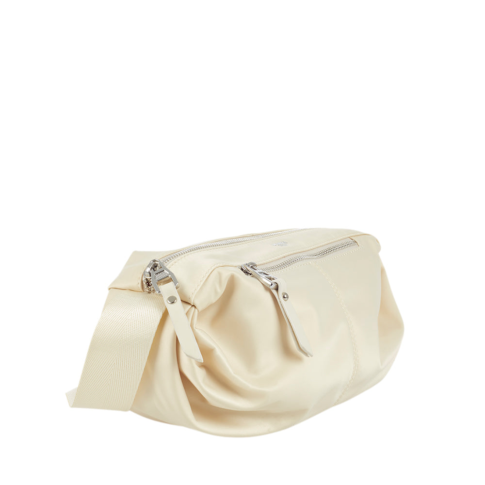 Satin Bum Bag - Beige