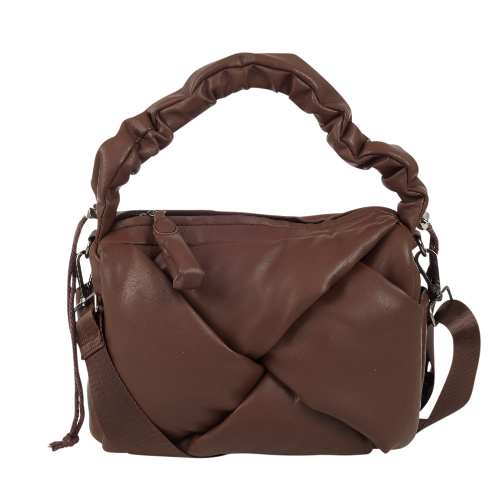 Handbag - Pillow Padded Brun