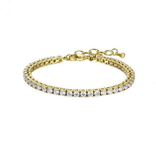 Stella Tennisbracelet Clear/Gold